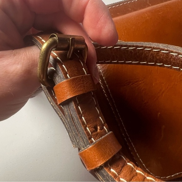 Brown Leather Crossbody Bag - Picture 9 of 16